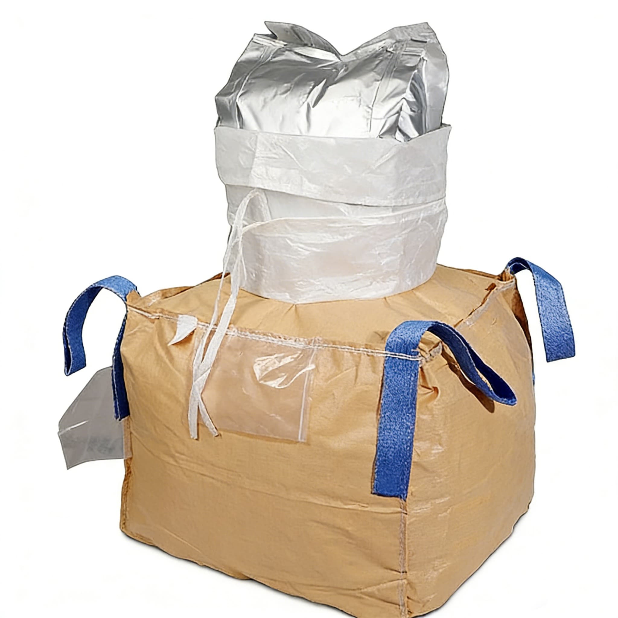 1-2 Ton Battery Powder FIBC Bags - Aluminum Foil Liner, Moisture Barrier & Light-Proof