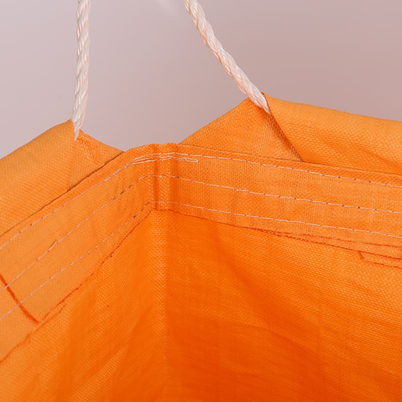 New PP FIBC Bags with Lifting Loops | Yellow Industrial Feed Bags 1-2 Ton