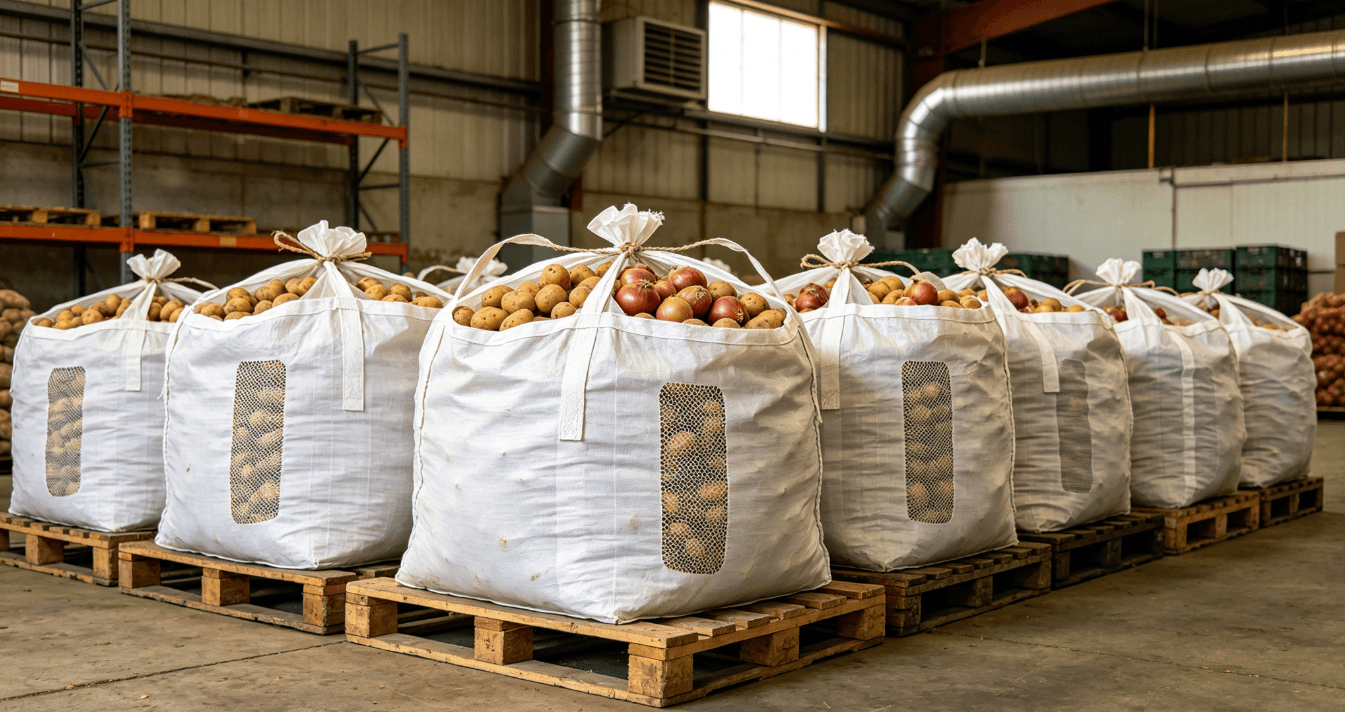 Ventilated FIBC Bags for Fresh Produce: How Breathable Bulk Packaging Reduces Condensation and Spoilage