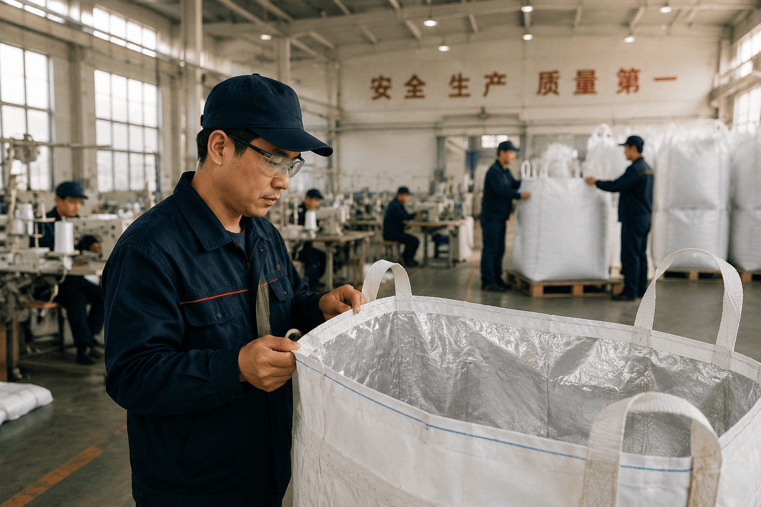 Aprimore o Manuseio de Materiais a Granel com Sacos FIBC Personalizados: Barreiras de Umidade, Antiestático e Mais